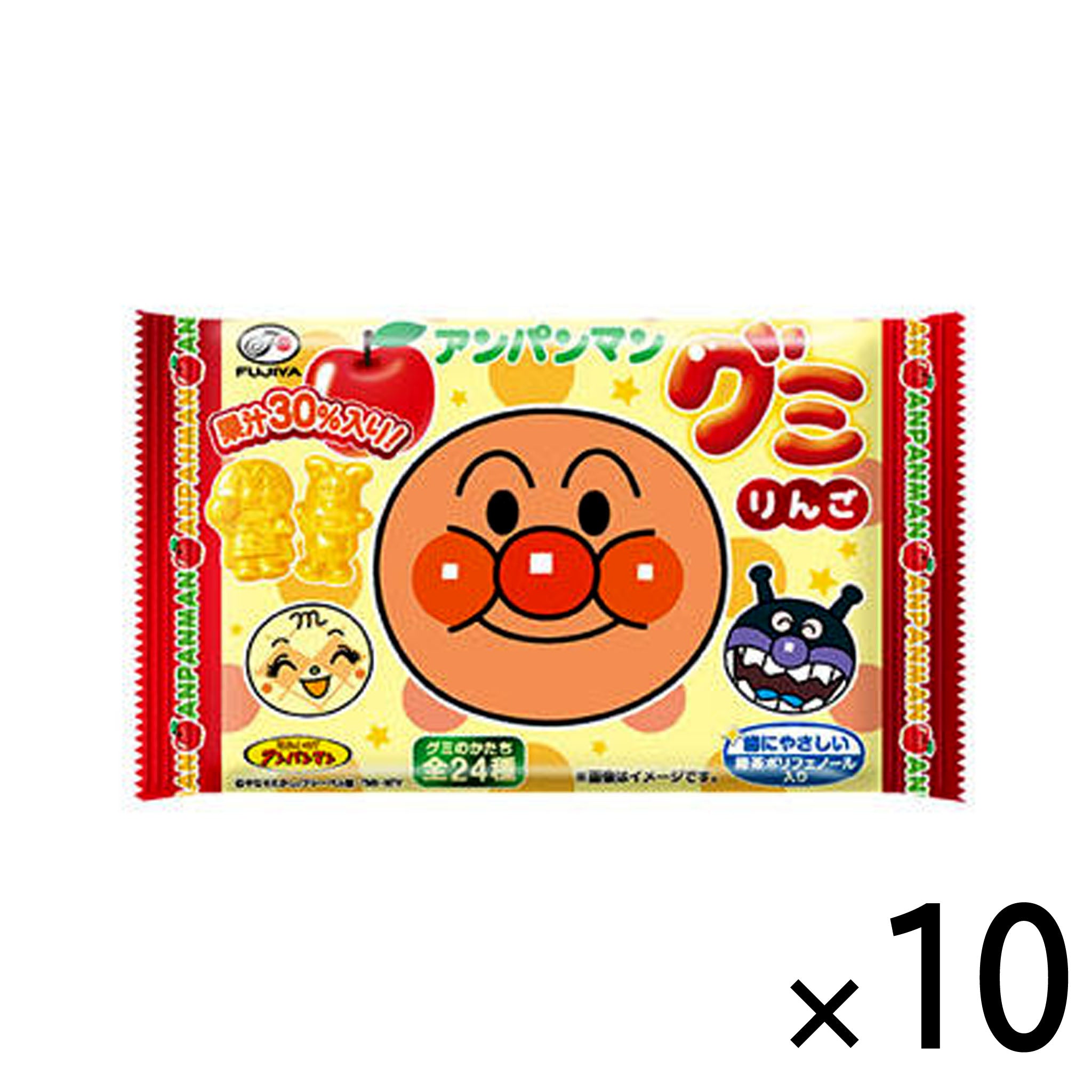 Fujiya Anpanman Gummy Apple【10 Set】
